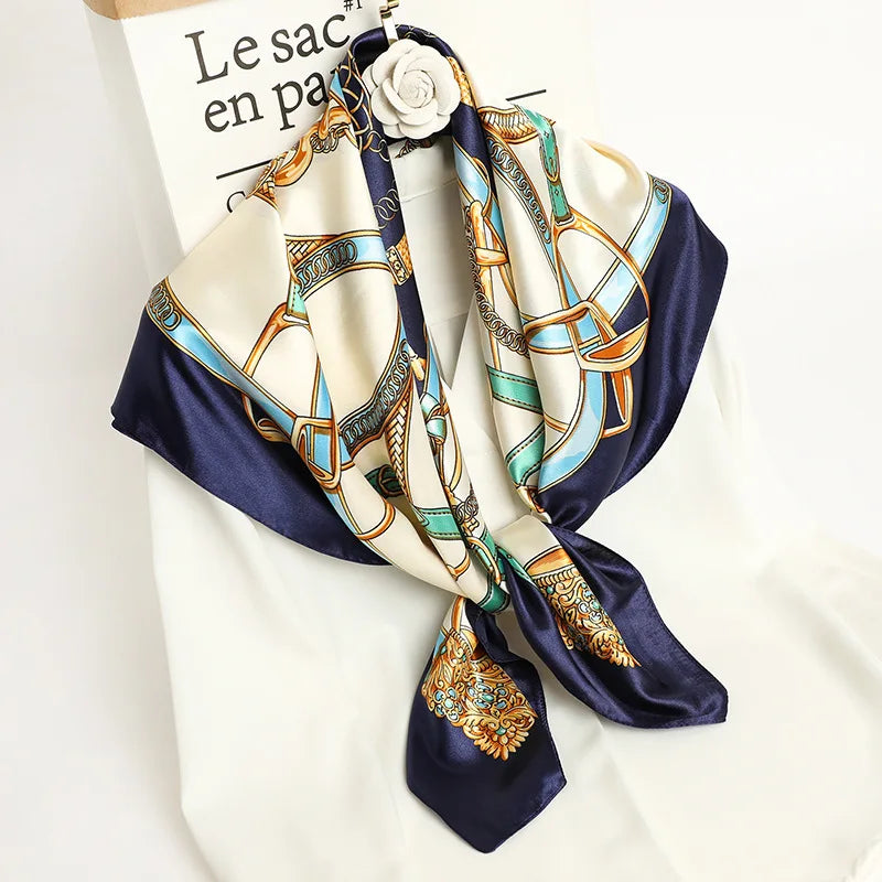 Aura Luxe – The Luxury Print Silk Scarf