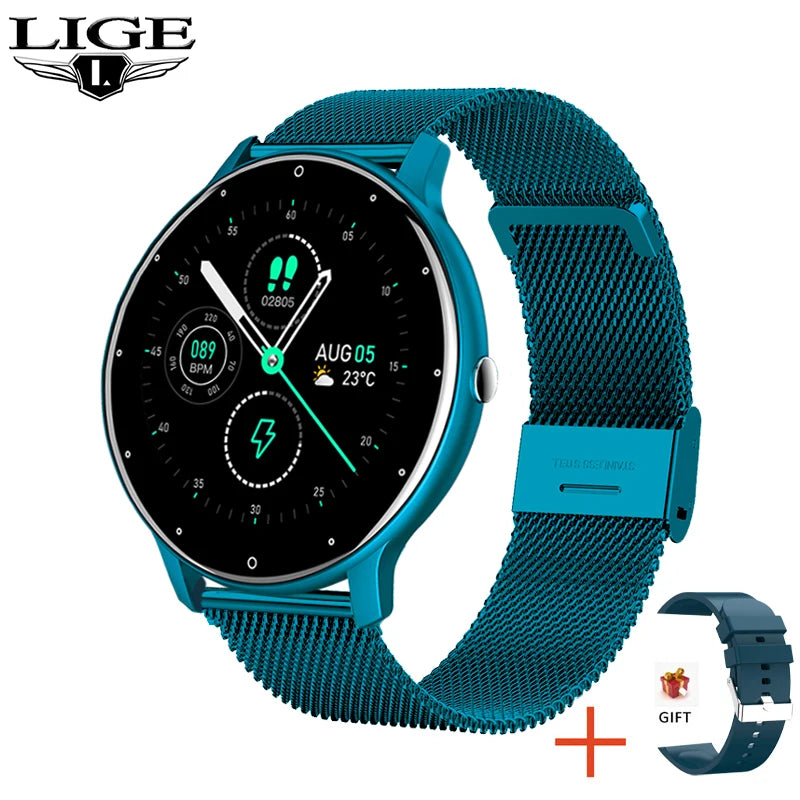 LIGE VitaGlow 2025 – Women’s Fitness & Health Smartwatch