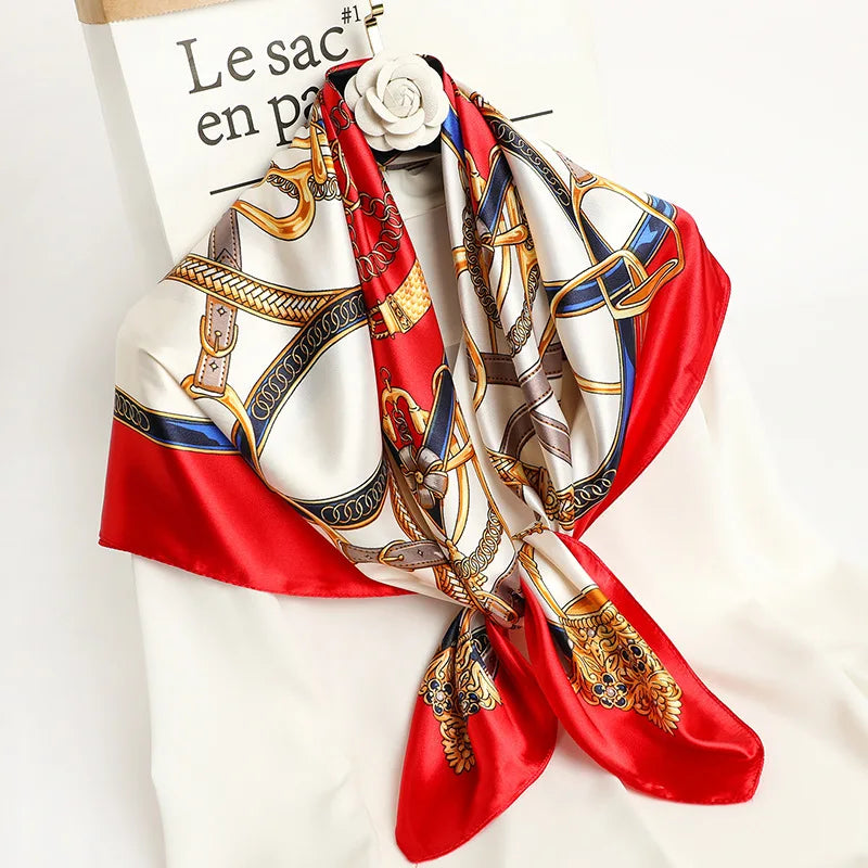 Aura Luxe – The Luxury Print Silk Scarf