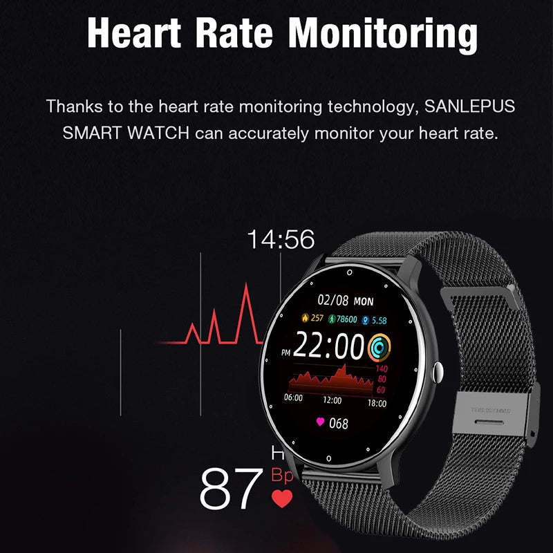 LIGE VitaGlow 2025 – Women’s Fitness & Health Smartwatch