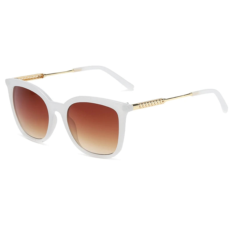 The Meridian – Vintage Square Sunglasses with Alloy Frame