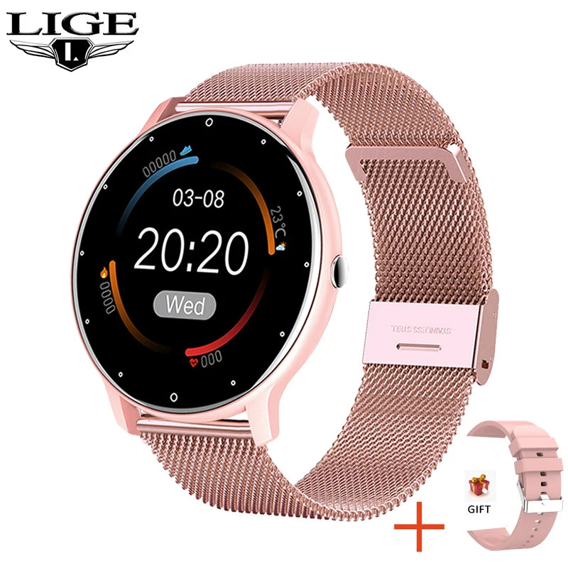LIGE VitaGlow 2025 – Women’s Fitness & Health Smartwatch