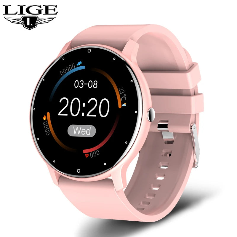 LIGE VitaGlow 2025 – Women’s Fitness & Health Smartwatch