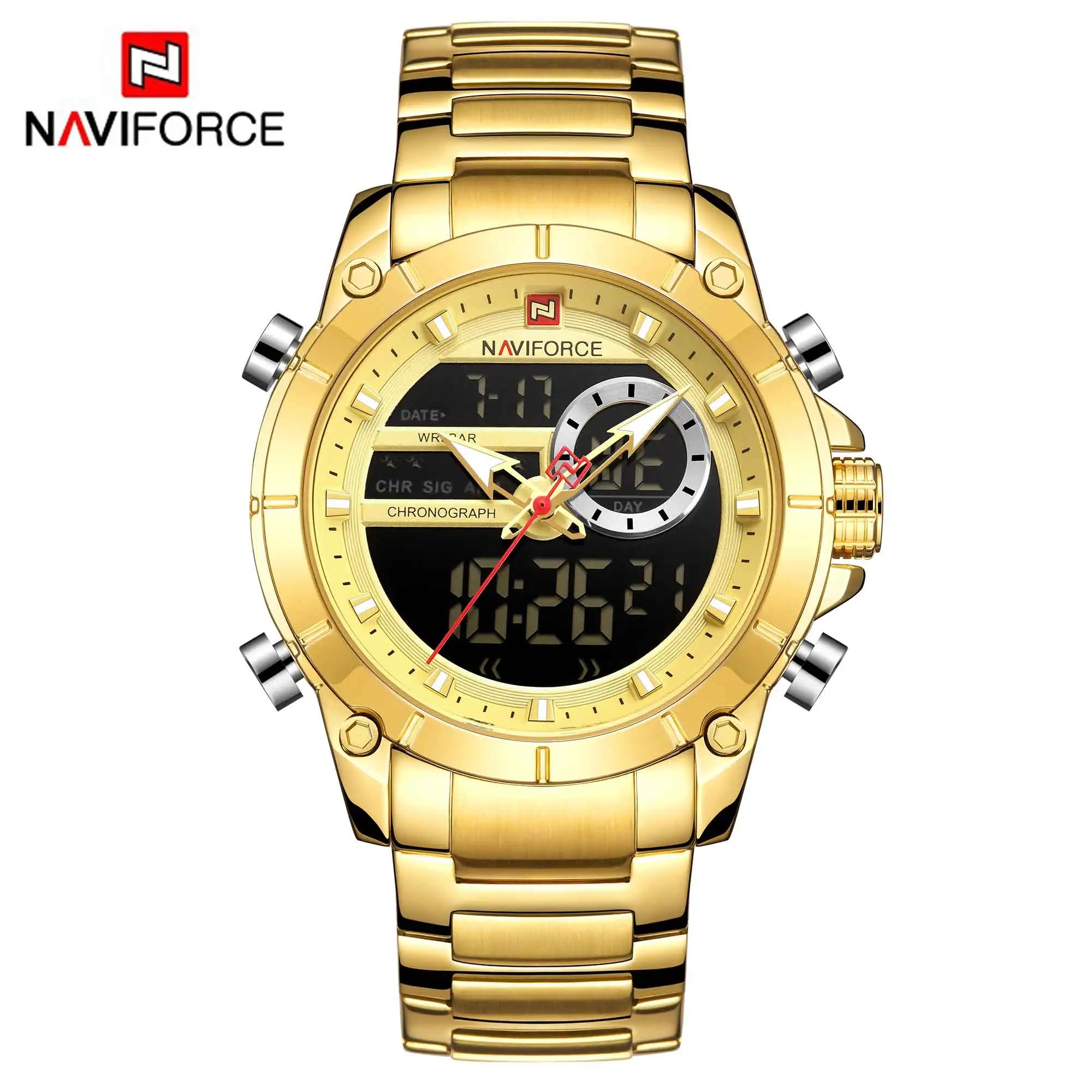 NAVIFORCE 9163 Steel Command – Military Sport Watch