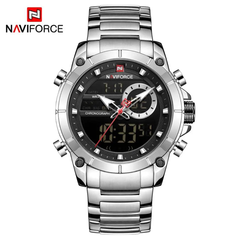 NAVIFORCE 9163 Steel Command – Military Sport Watch
