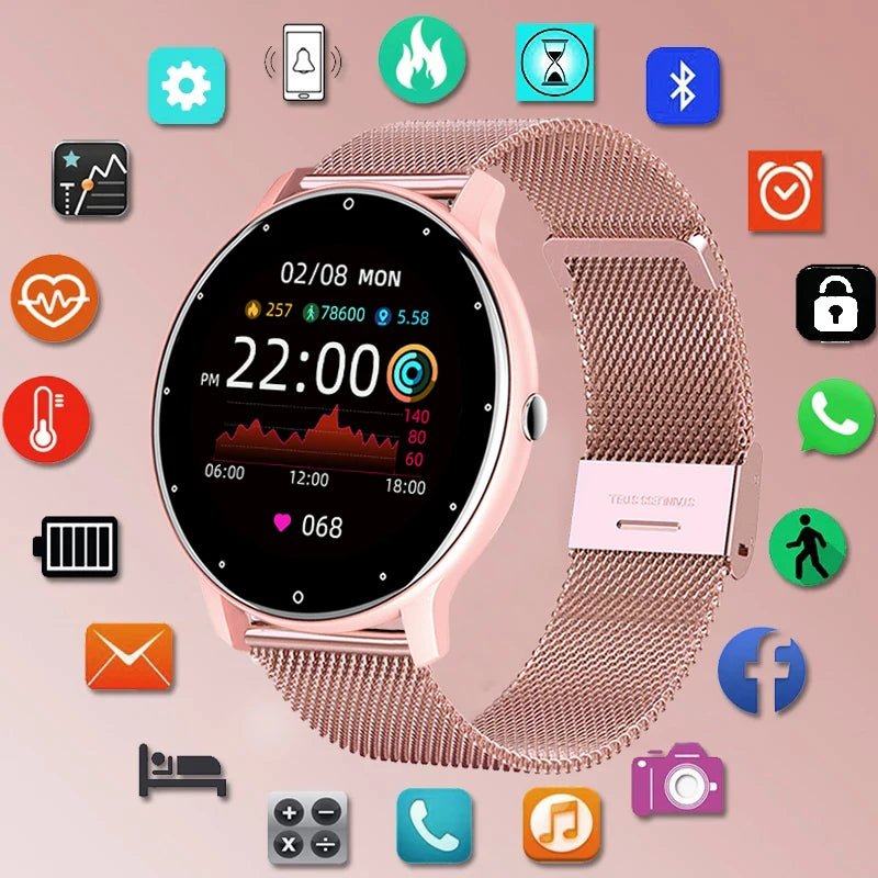 LIGE VitaGlow 2025 – Women’s Fitness & Health Smartwatch