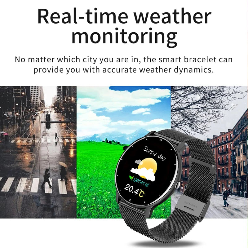 LIGE VitaGlow 2025 – Women’s Fitness & Health Smartwatch