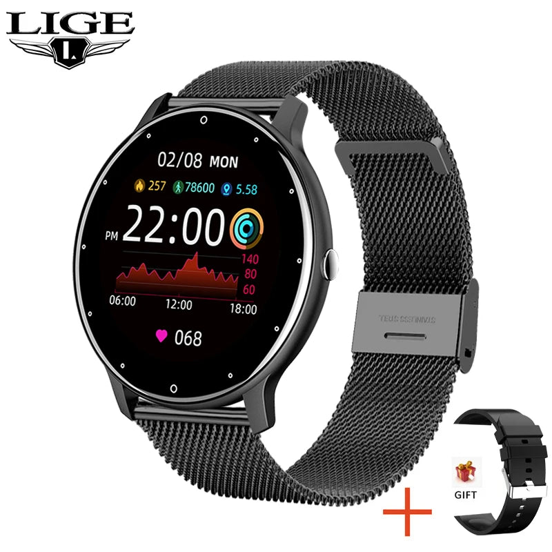 LIGE VitaGlow 2025 – Women’s Fitness & Health Smartwatch