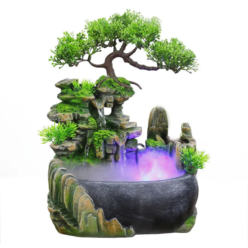 AuraMist LED Desktop Fountain