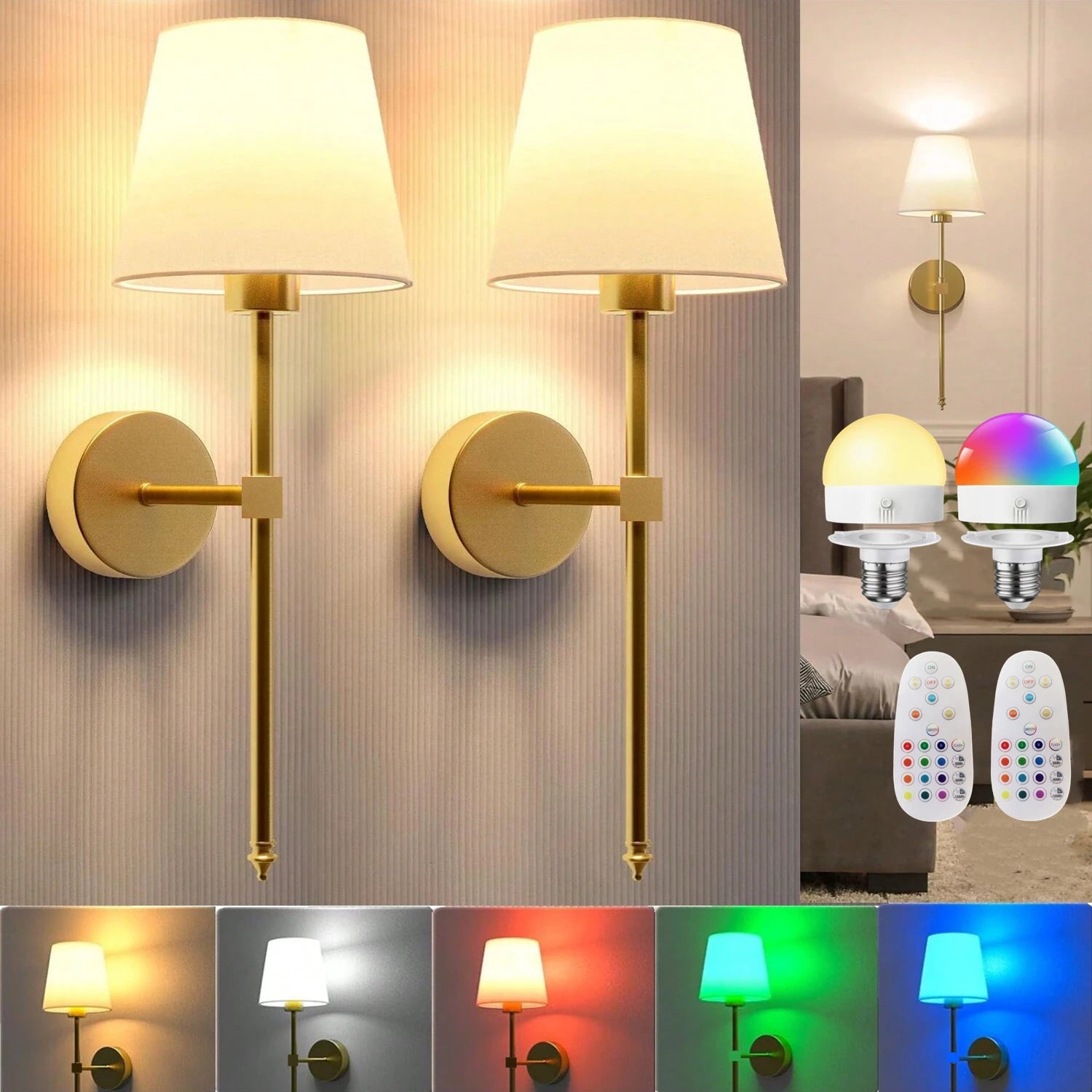 LumiSwitch Dimmable Wall Lamp