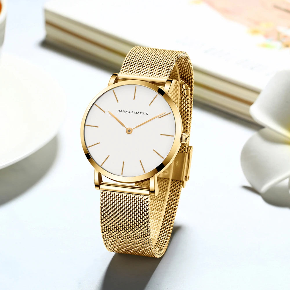 Kaito Elegance – Stainless Steel Mesh Women's Watch