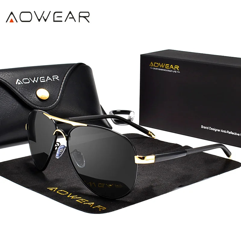 OWEAR SkyPilot – Polarized Aviator Sunglasses