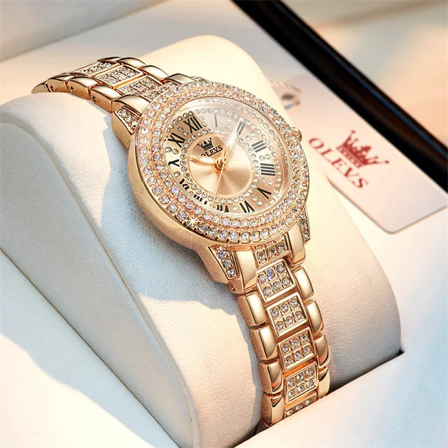 OLEVS Dazzle – The Luxury Diamond-Accented Women's Watch
