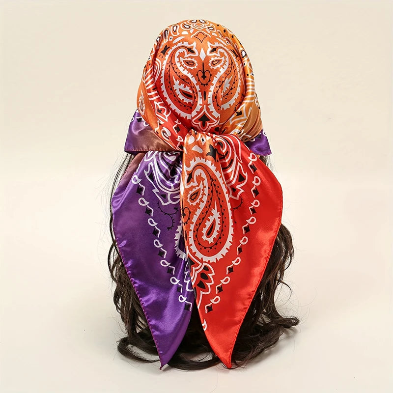 Aura Luxe – The Luxury Print Silk Scarf
