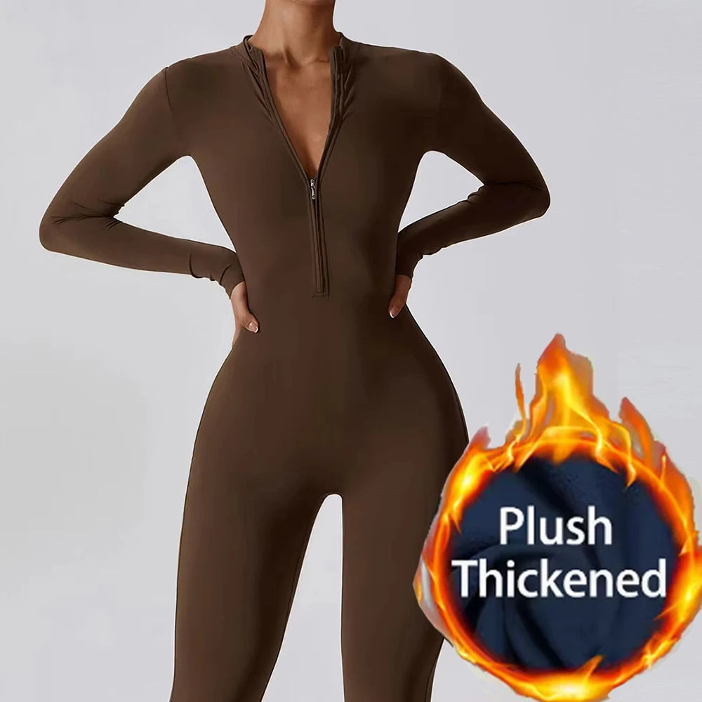 Heatwave Jumpsuit – The Warm Workout Overalls