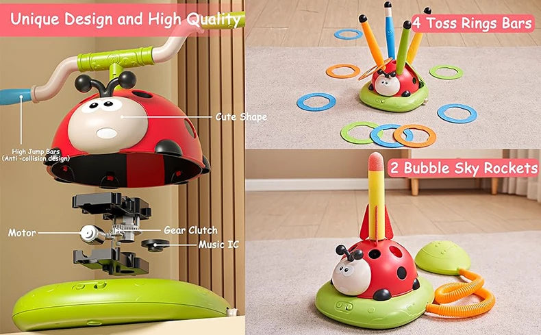 5-in-1 Ladybug Sports Game – Outdoor Activity Set for Kids