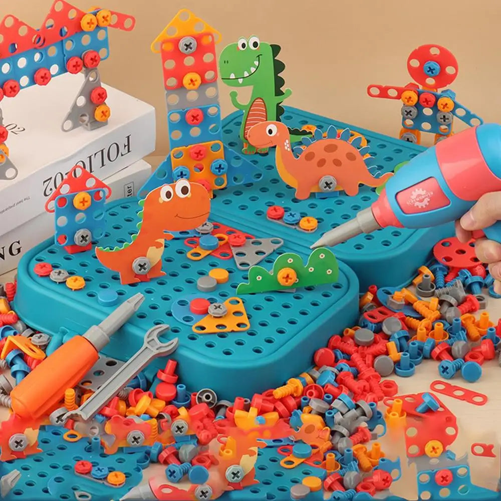 3D Puzzle Drill Tool Kit for Kids (211–351pcs)