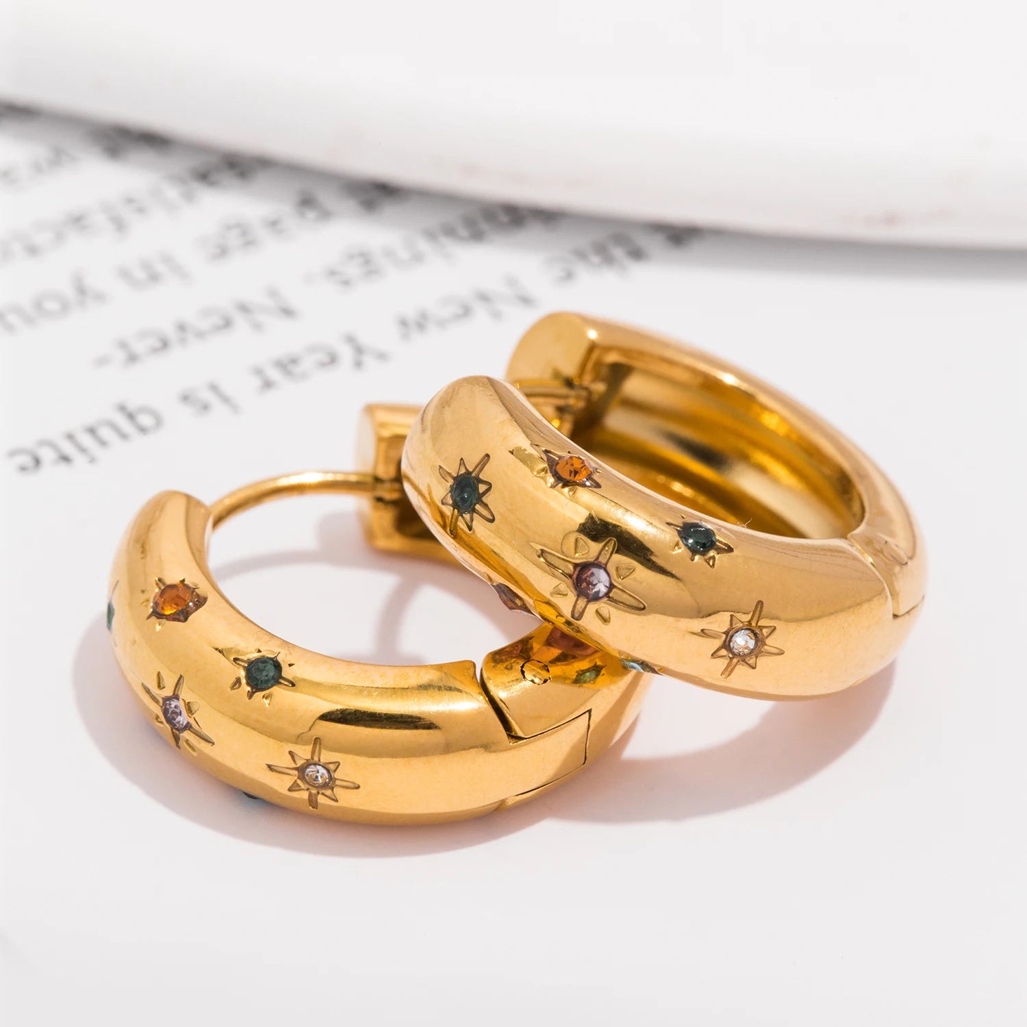 Meridian Classic – Stainless Steel Hoop Earrings for Women