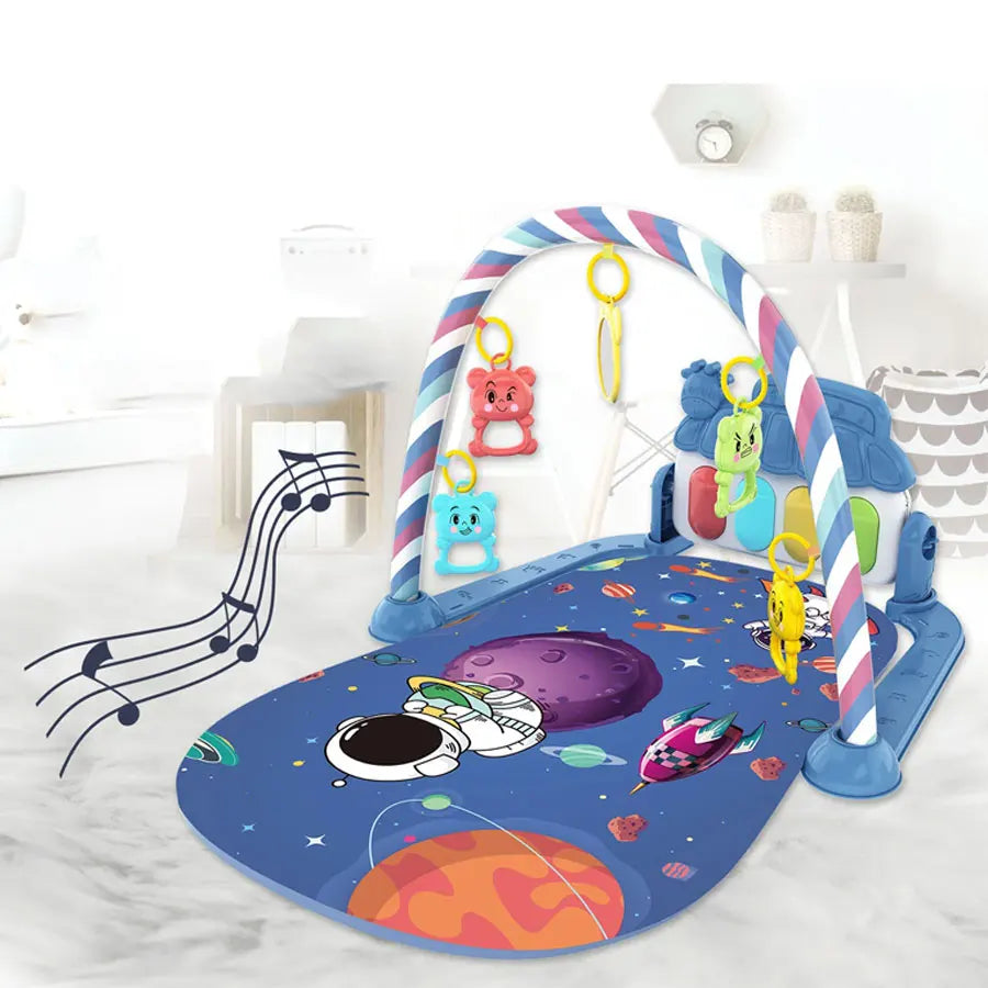 MelodyMagic Baby Gym with Musical Piano & Crawling Mat