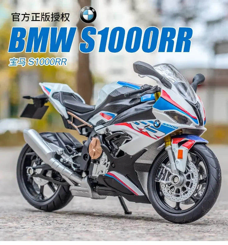 BMW S1000RR 1:12 Diecast Bike – Premium Alloy Motorcycle Model for Collectors & Kids