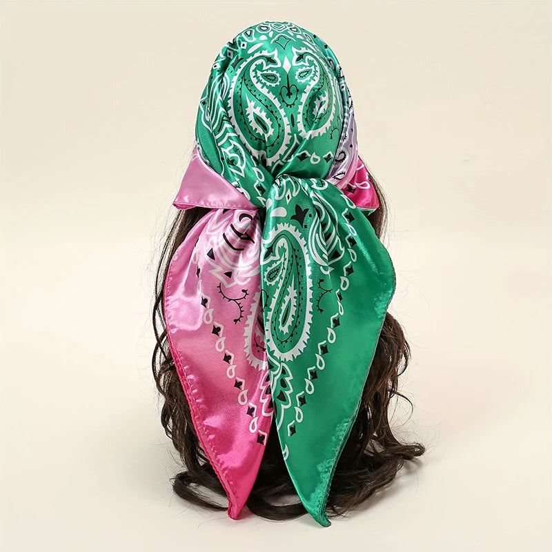 Aura Luxe – The Luxury Print Silk Scarf