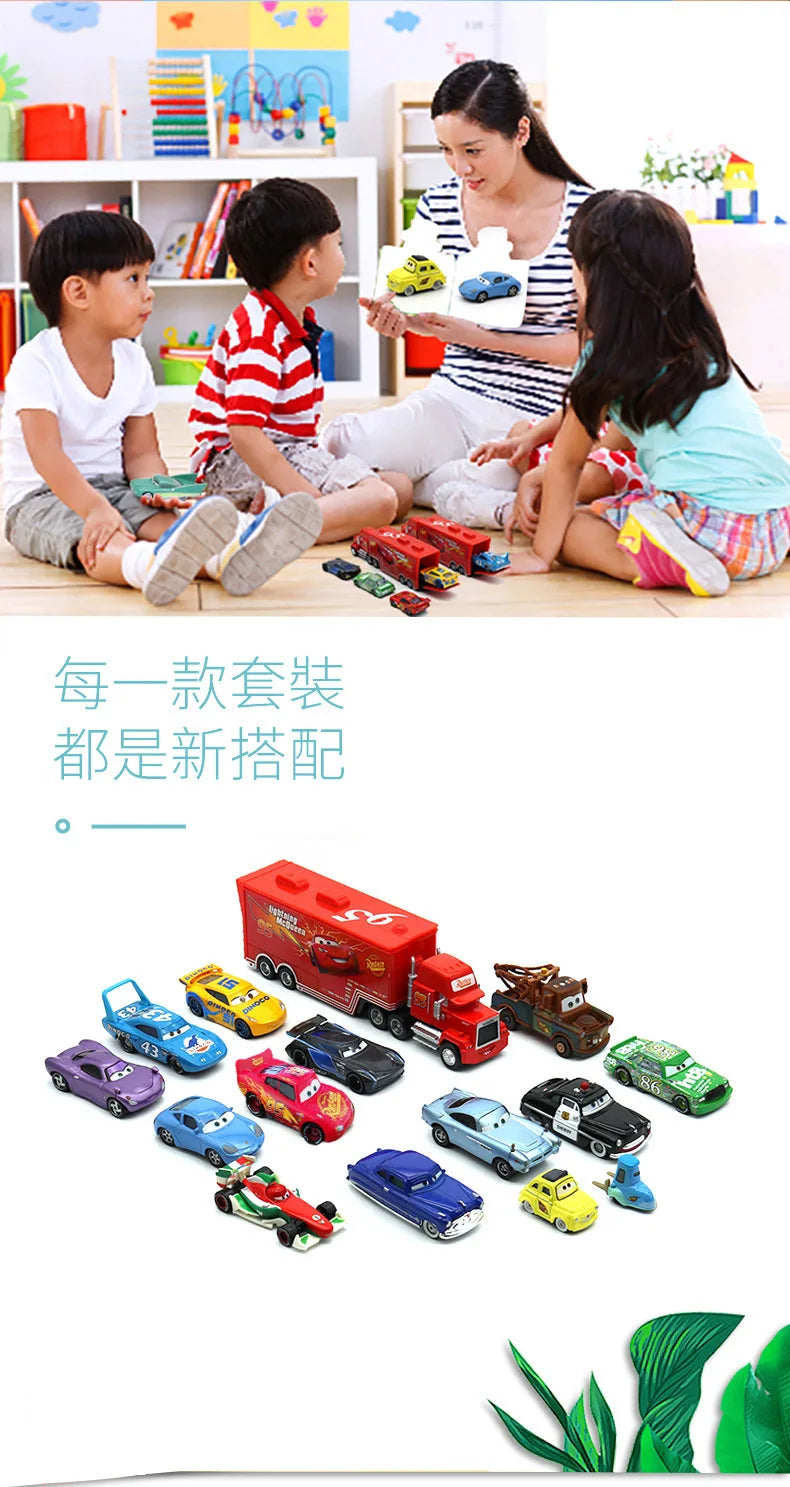 Cars Diecast Racing Set – 8/13/15 Metal Cars Gift Box