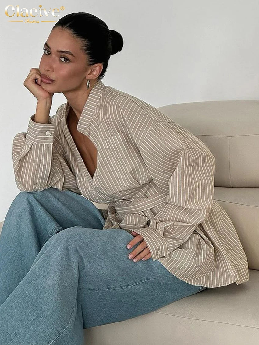 Luminia Comfort – The All-Season Striped Shirt