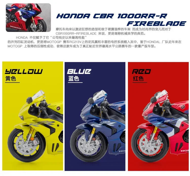 BMW S1000RR 1:12 Diecast Bike – Premium Alloy Motorcycle Model for Collectors & Kids