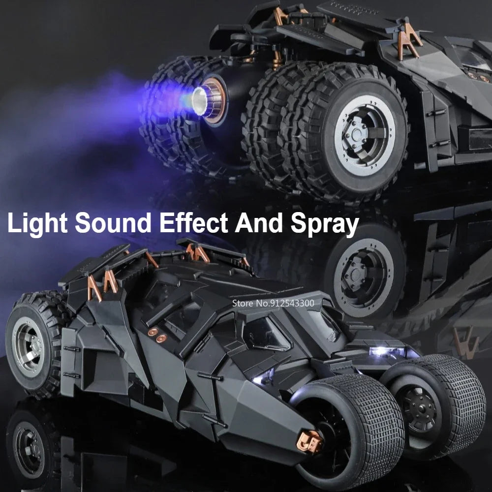 1:18 Dark Knight Batmobile – Premium Diecast Model with Lights & Sound