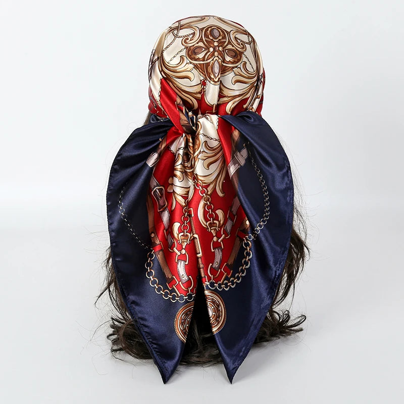 Aura Luxe – The Luxury Print Silk Scarf