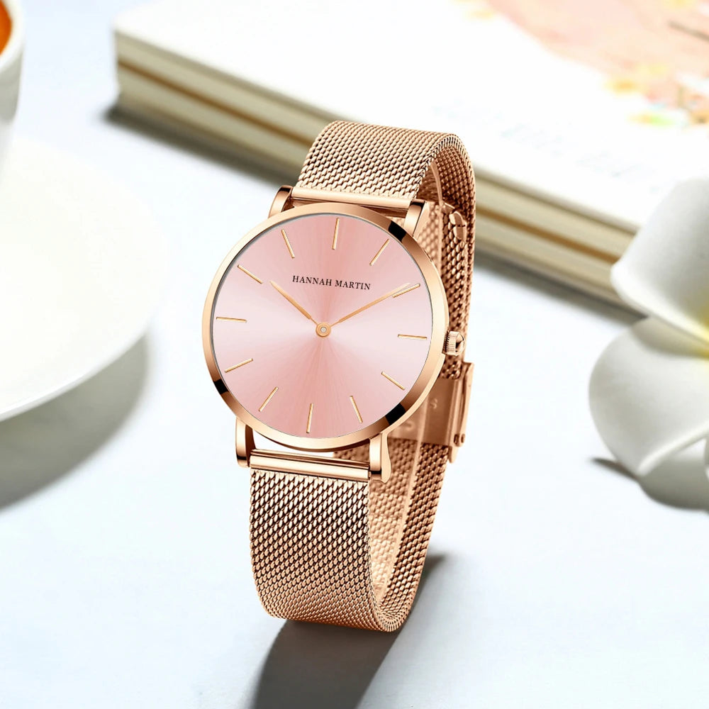 Kaito Elegance – Stainless Steel Mesh Women's Watch