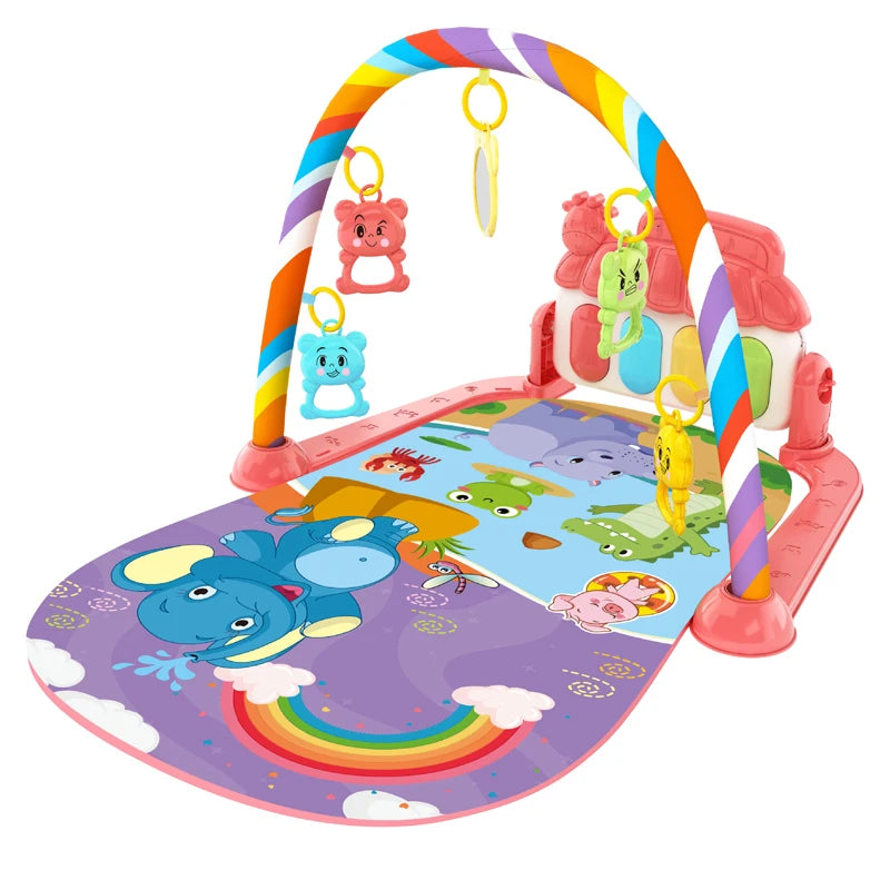 MelodyMagic Baby Gym with Musical Piano & Crawling Mat