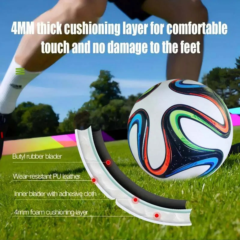 Kids Training Soccer Ball – Size 5 PU Outdoor Fun
