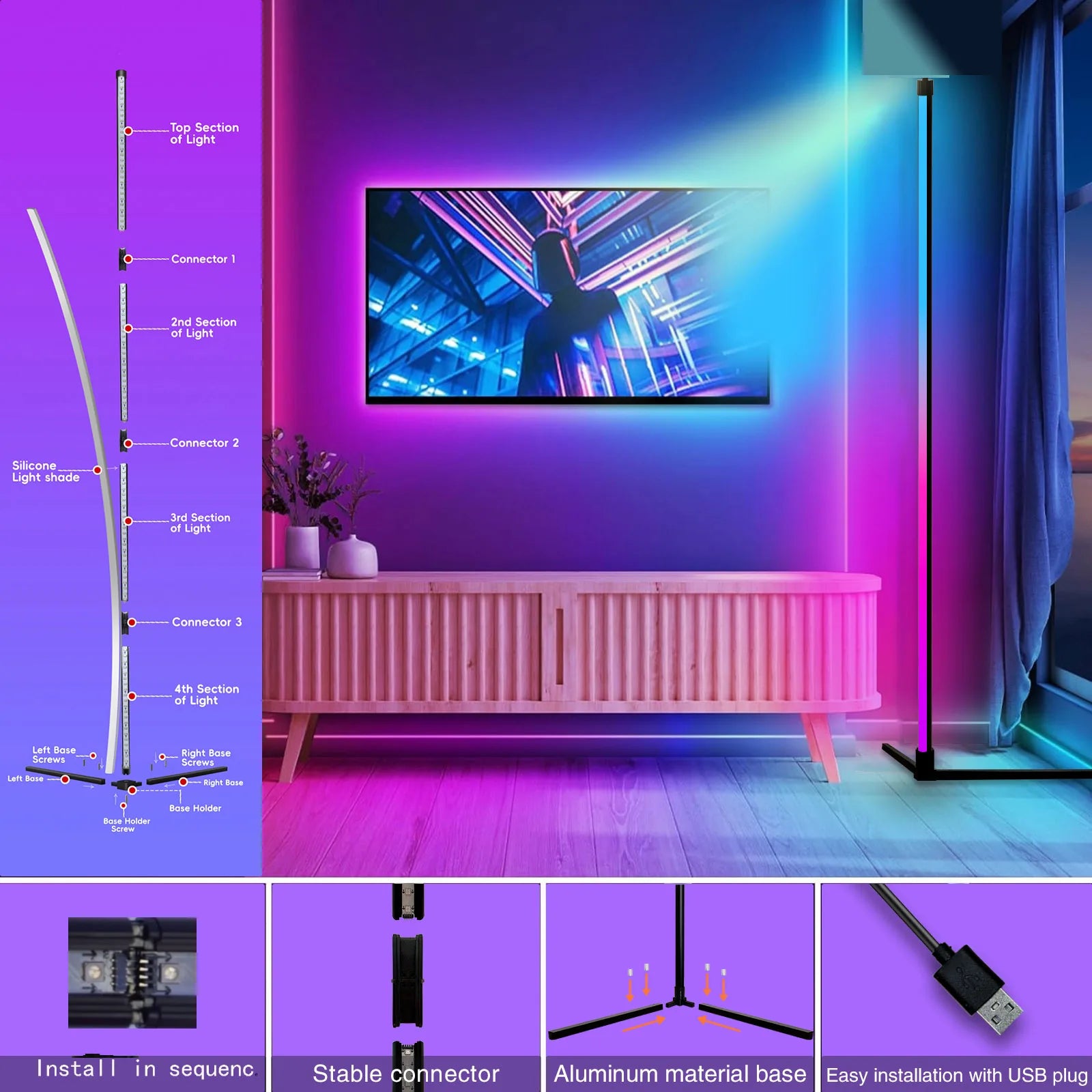 HarmonyGlow Color Sync Lamp