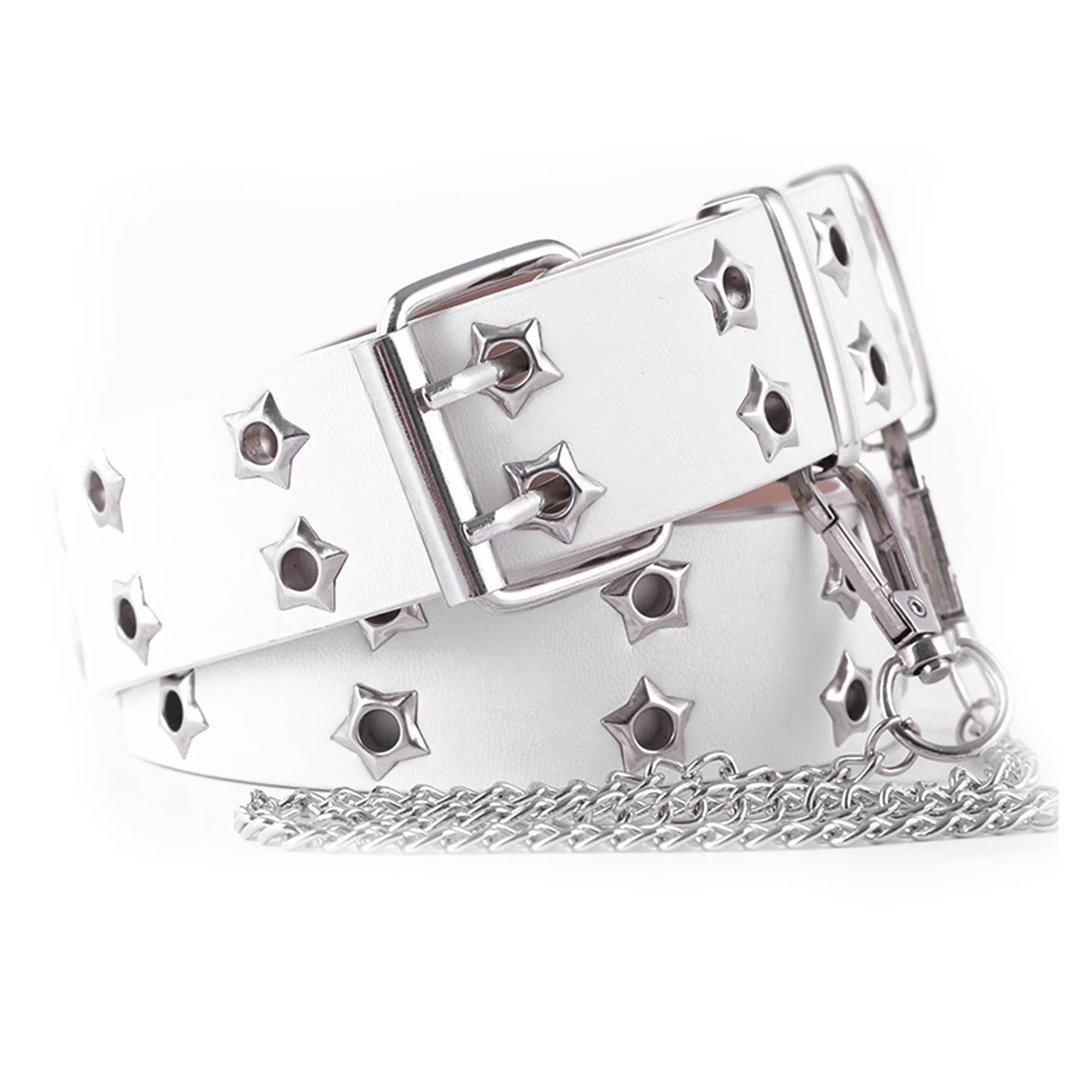 Aura Punk – The Y2K Double-Hole Belt for Men & Women