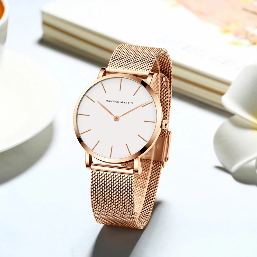 Kaito Elegance – Stainless Steel Mesh Women's Watch