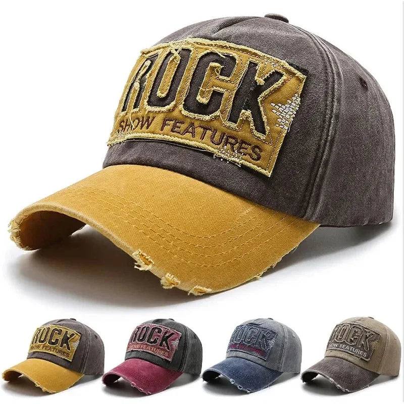 VintageWashed Denim Cap