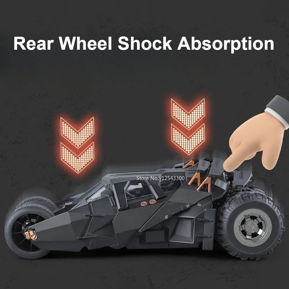 1:18 Dark Knight Batmobile – Premium Diecast Model with Lights & Sound