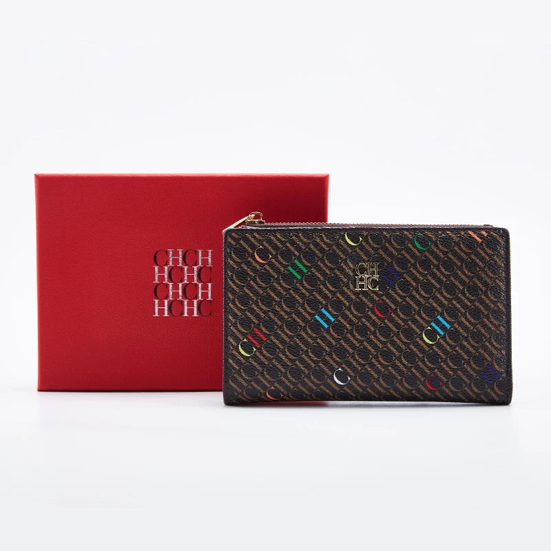 CartoonLuxe Wallet – Women’s Retro Long Purse