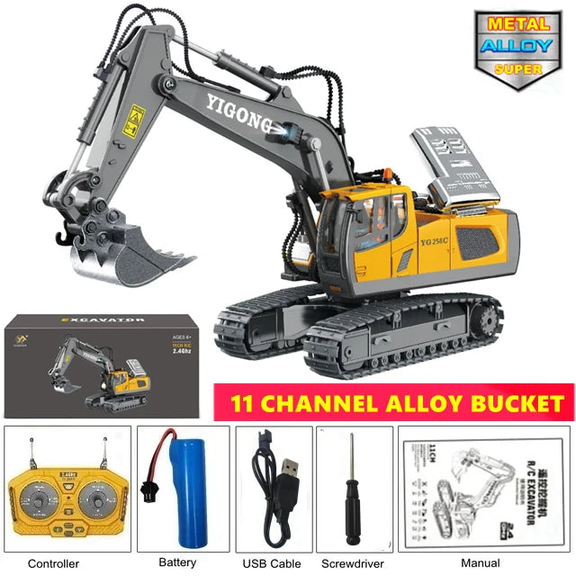 4WD RC Construction Vehicle – Remote Control Construction Toy