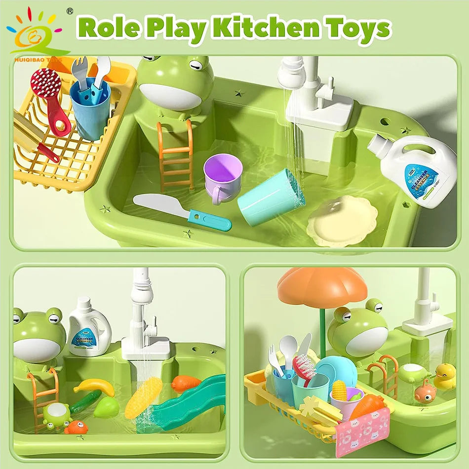 Splash & Spin Electric Dishwasher Playset