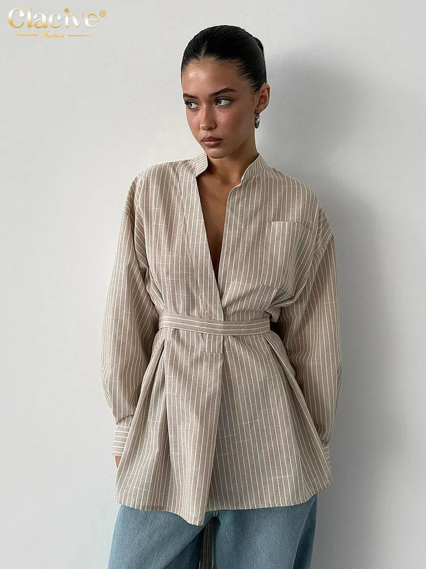 Luminia Comfort – The All-Season Striped Shirt