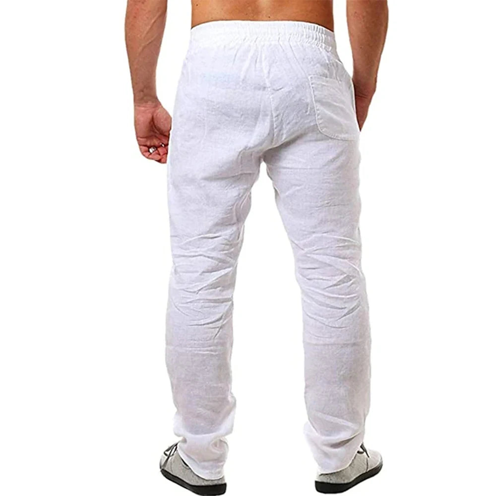 Linen Blend Trousers – The Breathable Casual Pants