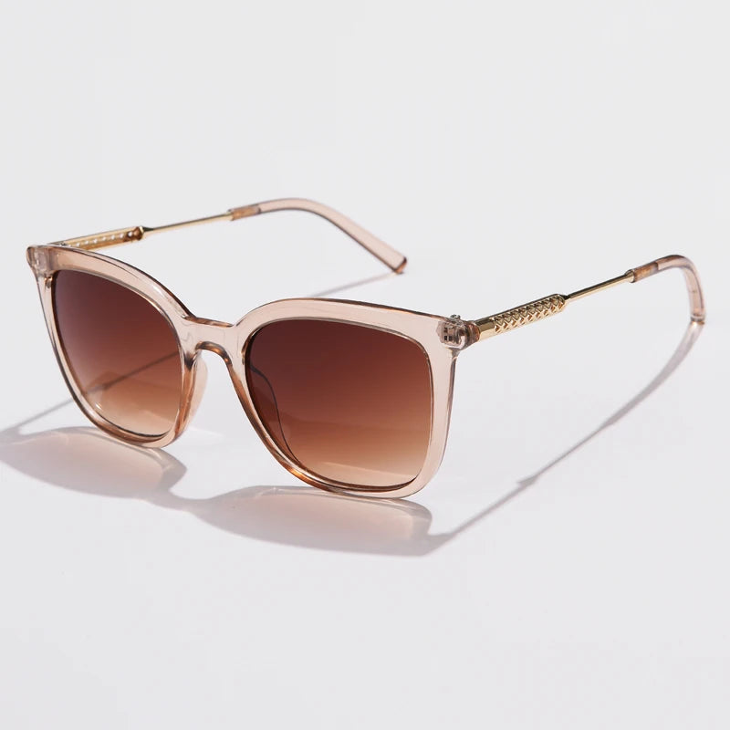 The Meridian – Vintage Square Sunglasses with Alloy Frame