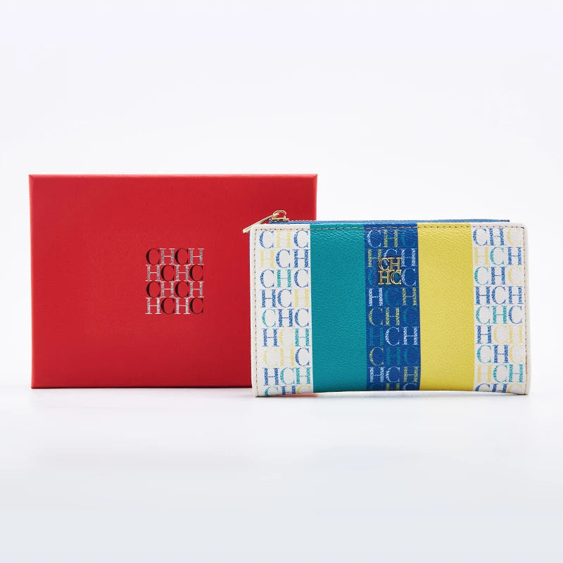 CartoonLuxe Wallet – Women’s Retro Long Purse