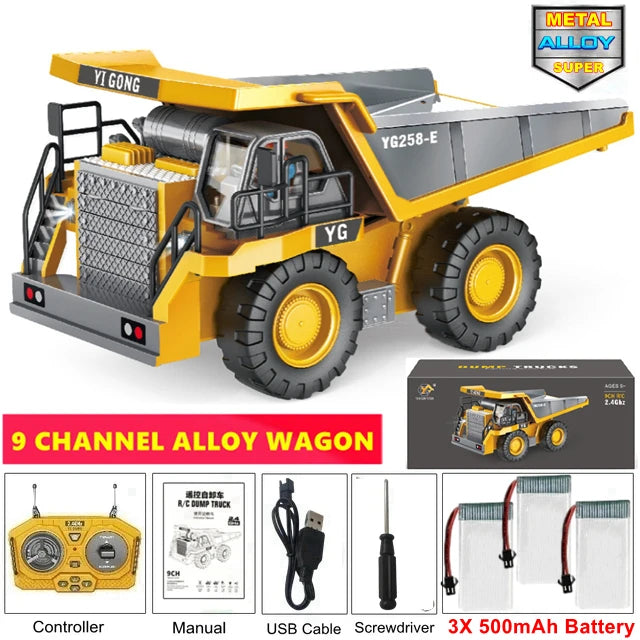 4WD RC Construction Vehicle – Remote Control Construction Toy