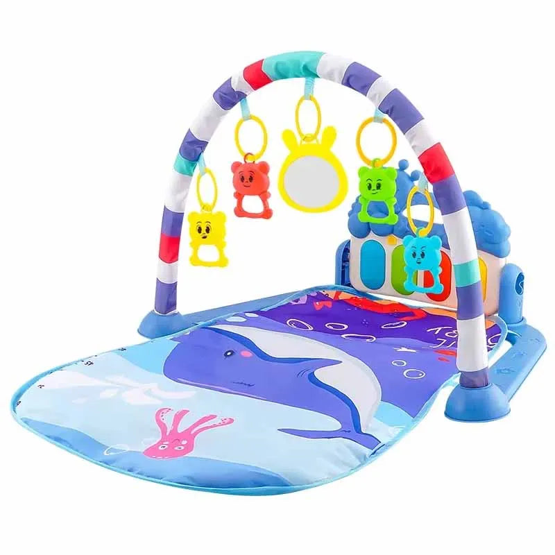 MelodyMagic Baby Gym with Musical Piano & Crawling Mat