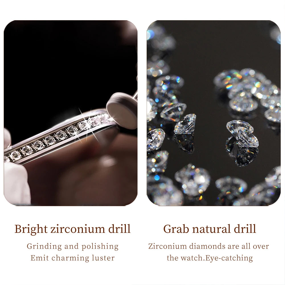 OLEVS Dazzle – The Luxury Diamond-Accented Women's Watch