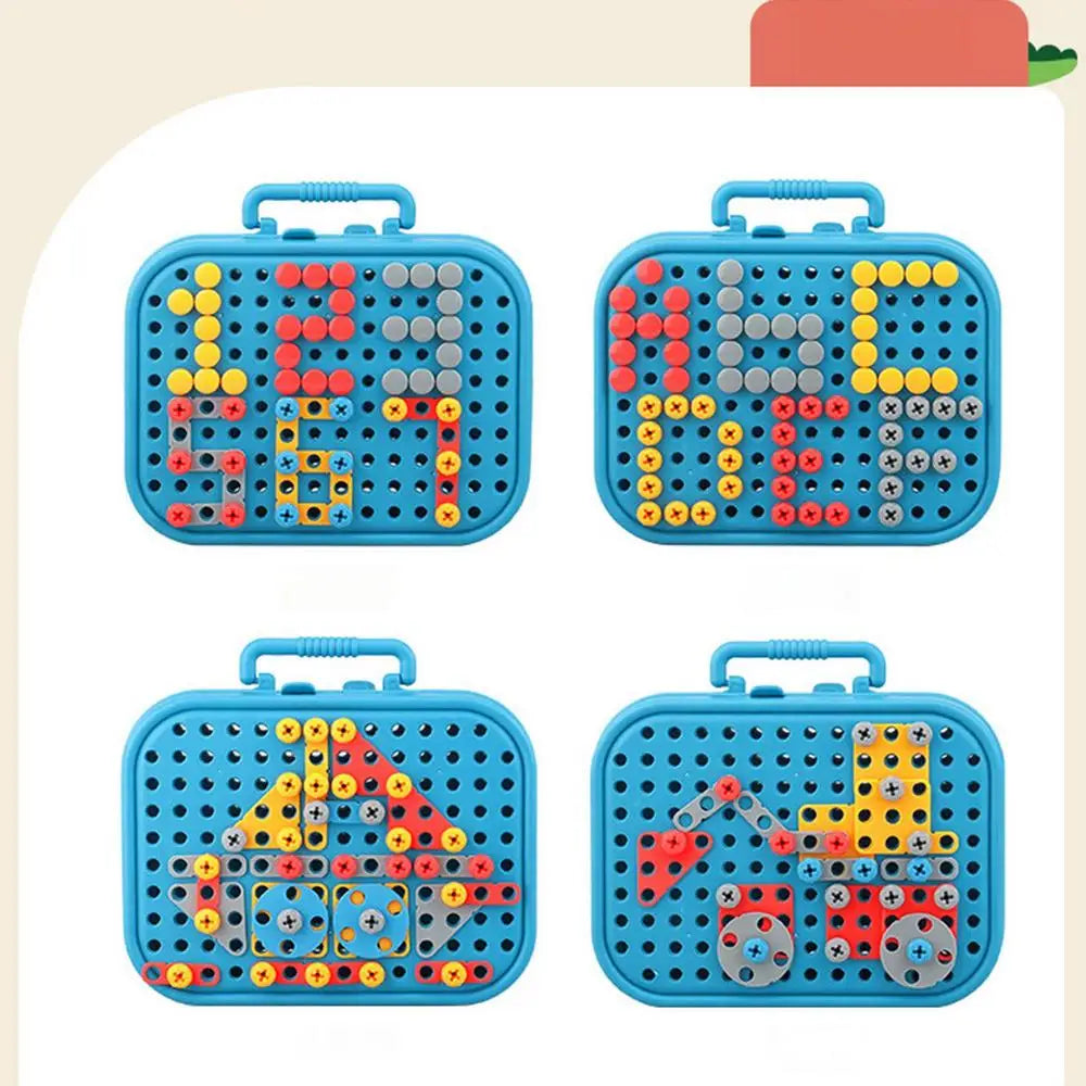 3D Puzzle Drill Tool Kit for Kids (211–351pcs)