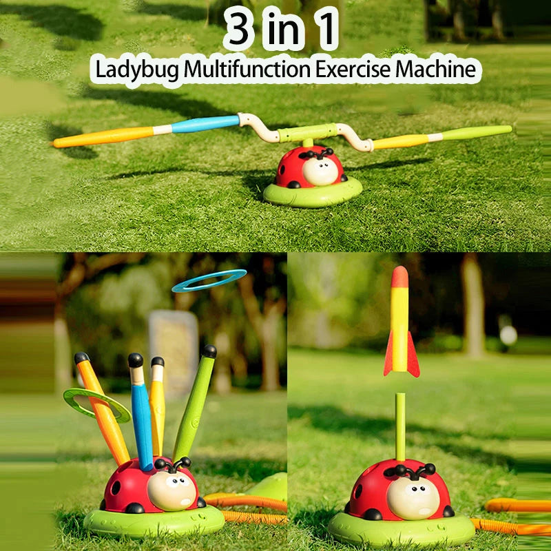 5-in-1 Ladybug Sports Game – Outdoor Activity Set for Kids
